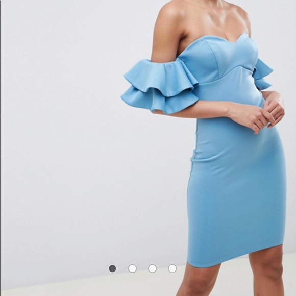 city goddess Dresses & Skirts - Frill Bardot Dress